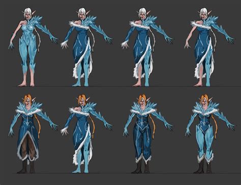 Artstation Ice Sorcerer Sketches