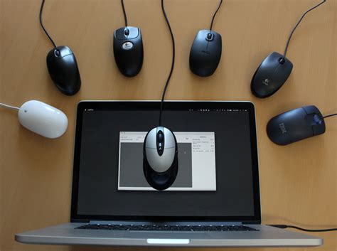 Sample Setup Used With A Logitech MX310 Mouse Positioned On A