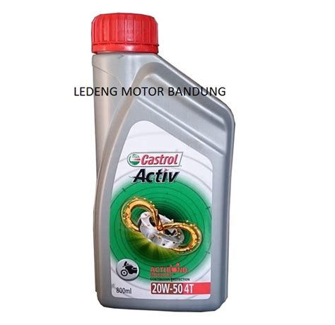 Jual Oli Castrol Activ 20w50 800ml Motor Bebek Yamaha Honda Suzuki