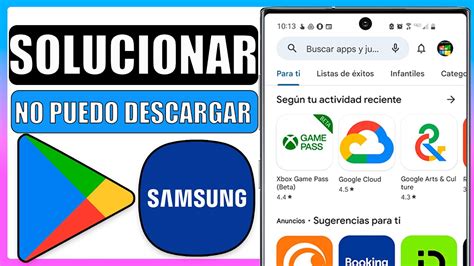 No Puedo Instalar Aplicaciones De Play Store Samsung YouTube