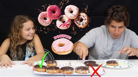 Dont Eat The Wrong Donut Challenge Kendry Vs Emily From Sister