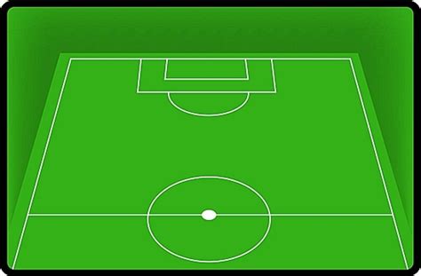 Football Soccer Field Pitch Vector Vector Line Corner Photo Vector