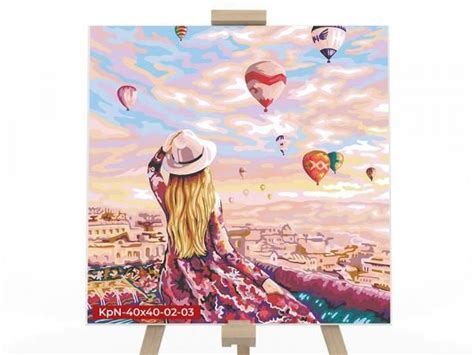 ᐉКартина розфарбовування за номерами Danko Toys Каппадокія 40x40 (KpNe ...