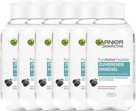 Garnier Pureactive Zuiverende Handgel X Ml Handgel Met