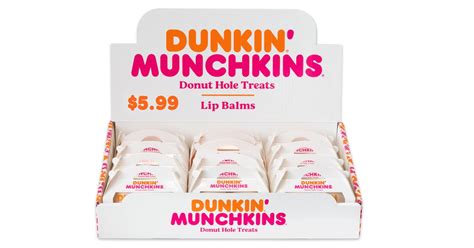 Dunkin Is Selling Lip Balm That Looks Like Munchkins Us Weekly