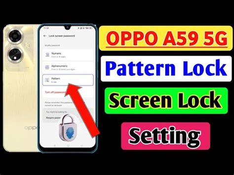 Oppo A59 5g Me Pattern Lock Setting How To Set Pattern Lock In Oppo