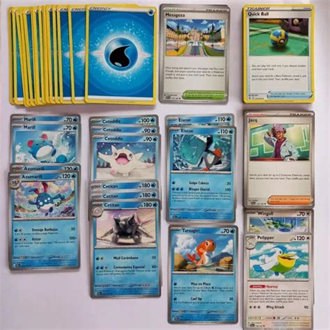 Pokemon Tcg Cartas Originales Mazo Ideal Para Competir Cuotas