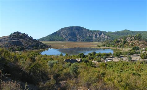 Kaunos Dalyan Turkey View Over The Ruins Of The Historic Flickr