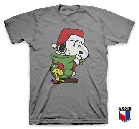 Santa Snoopy T Shirt Cool Shirt Designs