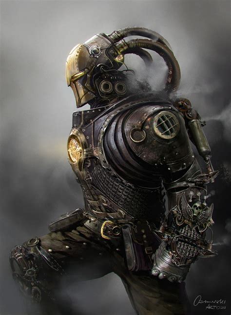 Concept Art Steampunk Iron Man Concept Art Sci Ficoolvibe Digital Art