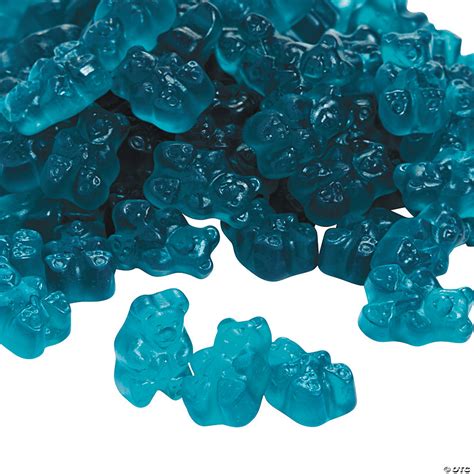 Albanese® Gourmet Blue Raspberry Gummy Teddy Bears Oriental Trading