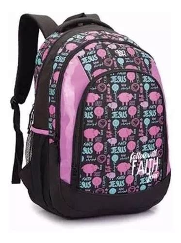 Mochila Escolar Faith Dl 0100 Reforzada Para Mujer MercadoLibre