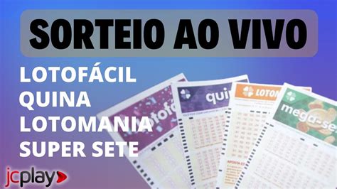 Sorteio Caixa Ao Vivo Concurso Lotof Cil Quina Lotomania E