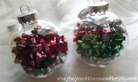 Creative Ideas For Decorating And Filling Clear Glass Ornaments