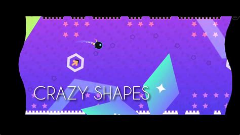 Geometry Dash Crazy Shapes 100 Youtube