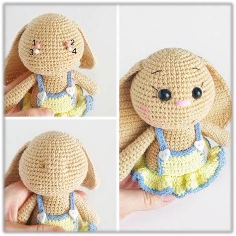 Spring Bunny In Dress Amigurumi Pattern Amiguroom Toys