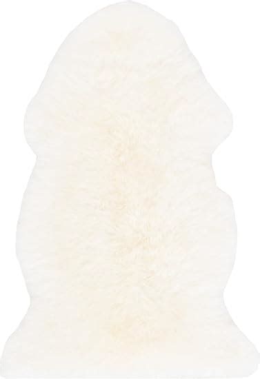 Amazon SAFAVIEH Sheep Skin Collection 2 X 3 White SHS121A