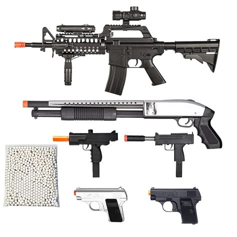 Buy Airsoft Toy Gun Package Bundle All In One With Powerful Spring