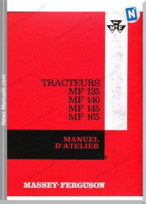 Massey Ferguson Mf135 140 145 165 Workshop Manual