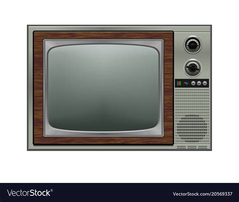 Retro tv Royalty Free Vector Image - VectorStock