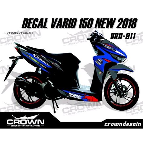 Jual Sticker Decal Vario New 150 Dan 125 FI Full Body 13 Di Lapak SM