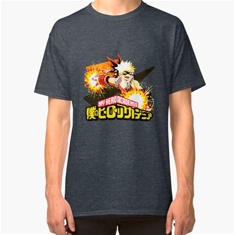 T Shirt My Hero Academia Katsuki Bakugo Shuko Mei Shop