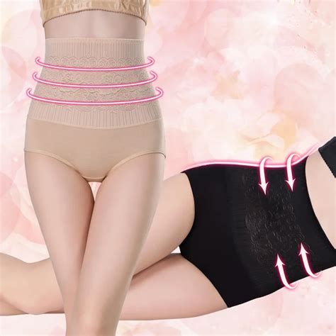 Sexy Slimming High Waist Control Panties Women Shapewear Briefs Thin