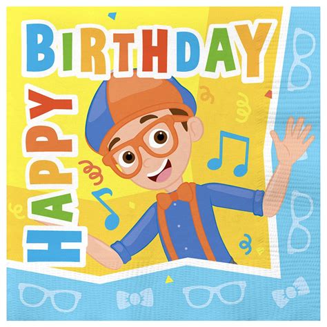 Blippi Party Napkins - Blippi Party Supplies - Walmart.com