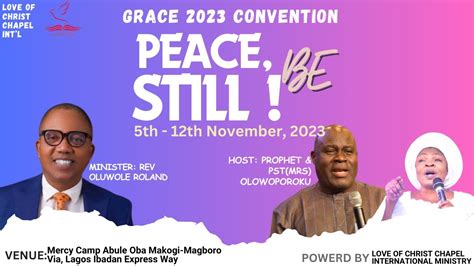 Grace Annual Convention Day Evening Session With Prophet P A