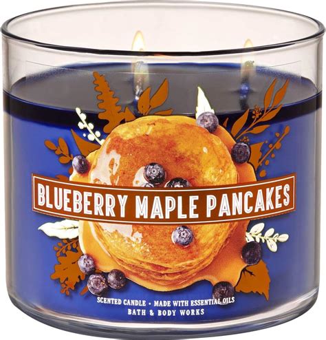 Amazon Bath And Body Works Blueberry Maple Pancakes Candle Large