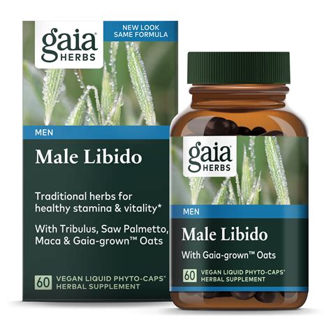 Gaia Herbs Male Libido Herbal Supplement With Saw Palmetto Horny