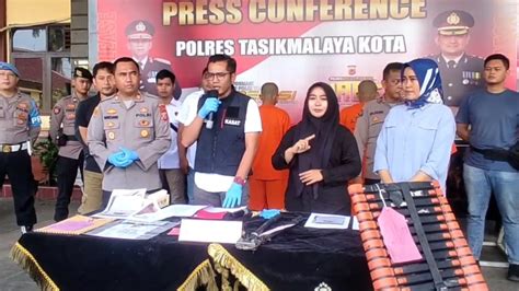 Polresta Tasikmalaya Kota Ciduk Kawanan Pencuri Kabel Fiber Optik