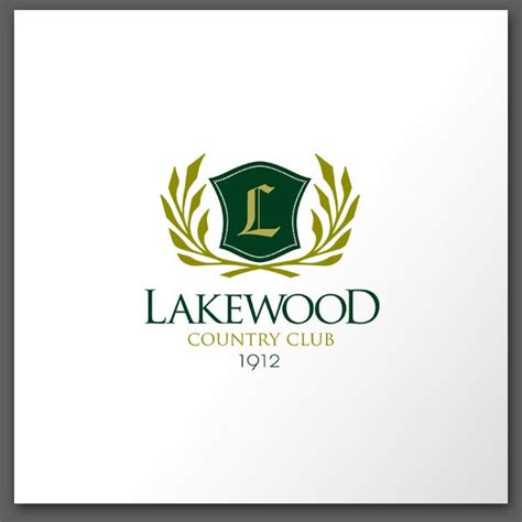 Lakewood Country Club Logo in Green and Gold