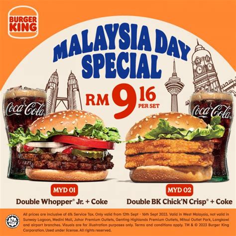 Burger King Malaysia Day Promotion Enjoy Double Whopper Jr Or Double