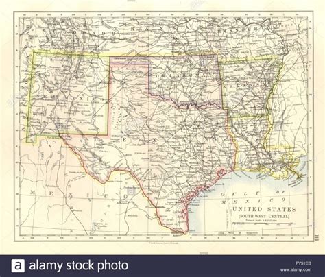 Map Of Oklahoma And Texas Together - Printable Maps