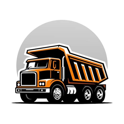 Dump Truck Illustration Vector Premium Ai Generated Vector