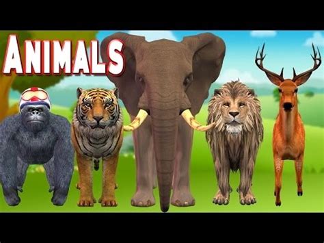 Finger Family Animals Nursery Rhymes for Children | My Superhero Rhymes