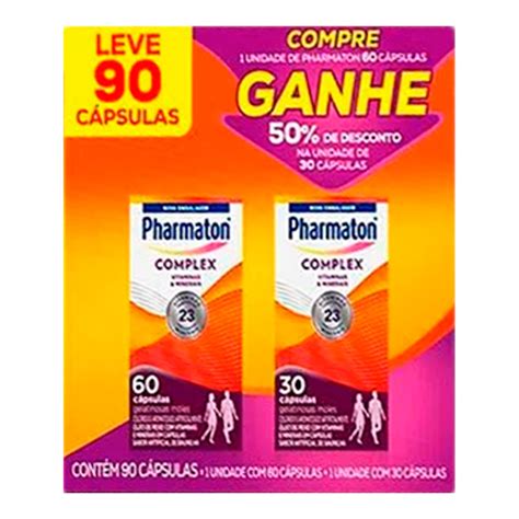 Kit Multivitamínico Pharmaton Complex 90 Cápsulas Drogaria Sao Paulo