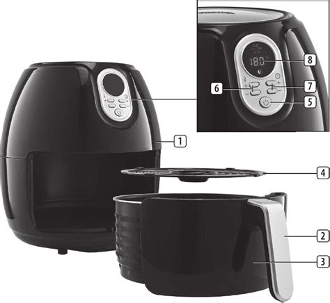 Princess Digital Aerofryer Xl Airfryer Manual