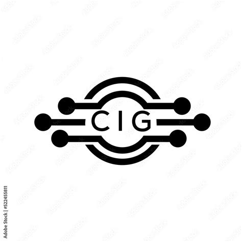 CIG Letter Logo CIG Best White Background Vector Image CIG Monogram