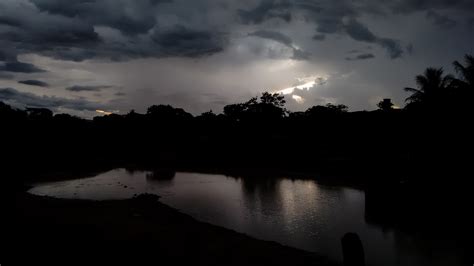 dark lake   dark day  stock photo public domain pictures