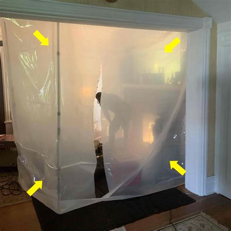 Interior [Dust containment] - Fireplace and Chimney Professionals