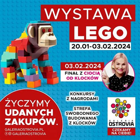 Wystawa klocków Lego w Galerii Ostrovia OSTROWWLKP INFO