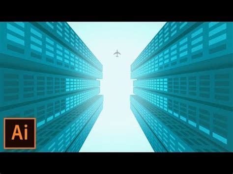 How to Draw Perspective Vector Illustration in Adobe Illustrator ...