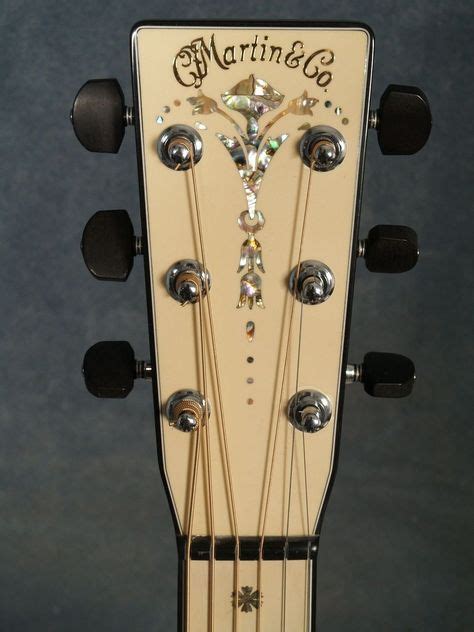 Beautiful And Unusual Martin Headstock Guitar Inlay Custom Acoustic Guitars Vintage Guitars