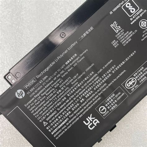 Genuine Pavilion X Dw M Dw Pv Xl Battery For Hp V