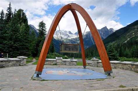 Glacier National Park In Canada And Rogers Pass