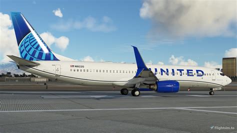 Boeing 737 800 Unido FIRST VISIT! United's NEW LIVERY 737 800 Dusk