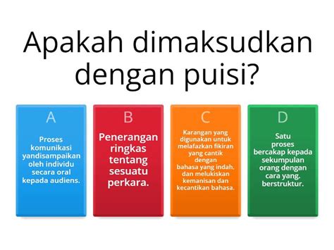 Kuiz Pantun Quiz