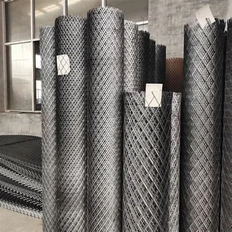 Flattened Expanded Sheet Standard Expanded Metal Mesh Metal Grating